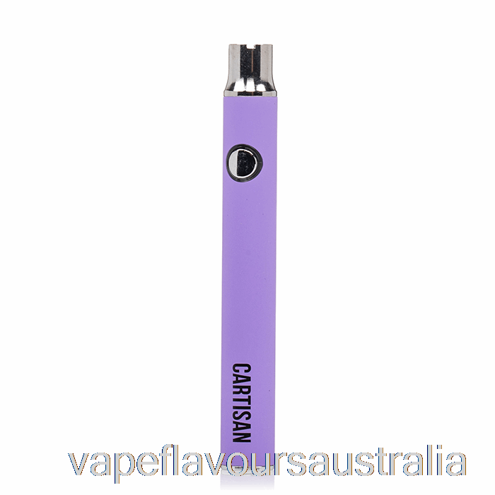 Vape Flavours Australia Cartisan Button VV 350 510 Battery Purple